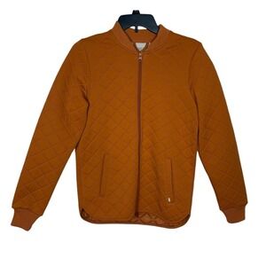 WHEAT Thermo Jacket Loui Quilted Unisex Men XS Orange Danish Design Sustainable